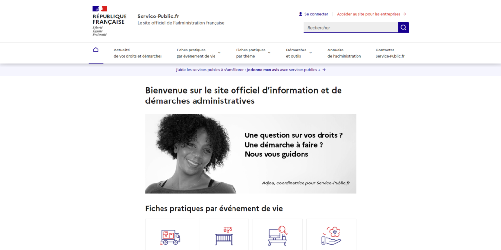 Service Public Site Internet