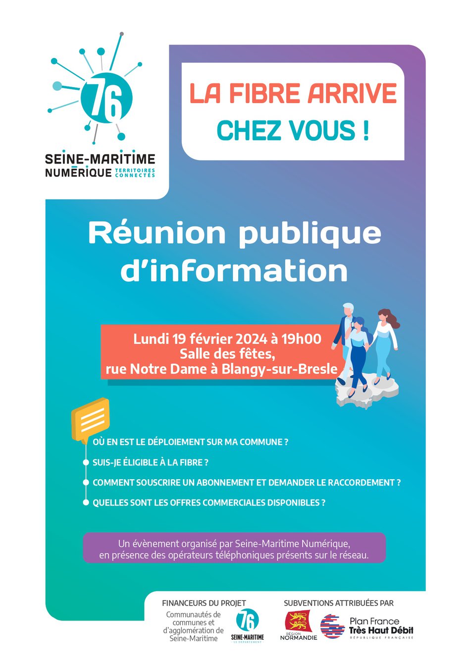 Réunion publique - fibre optique