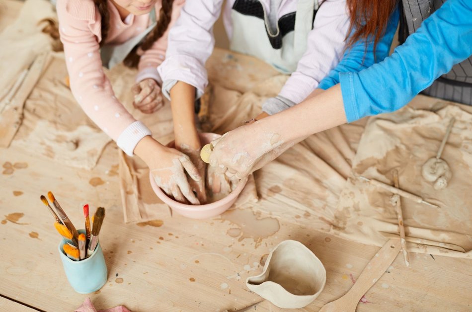 Atelier pour enfants : l'argile