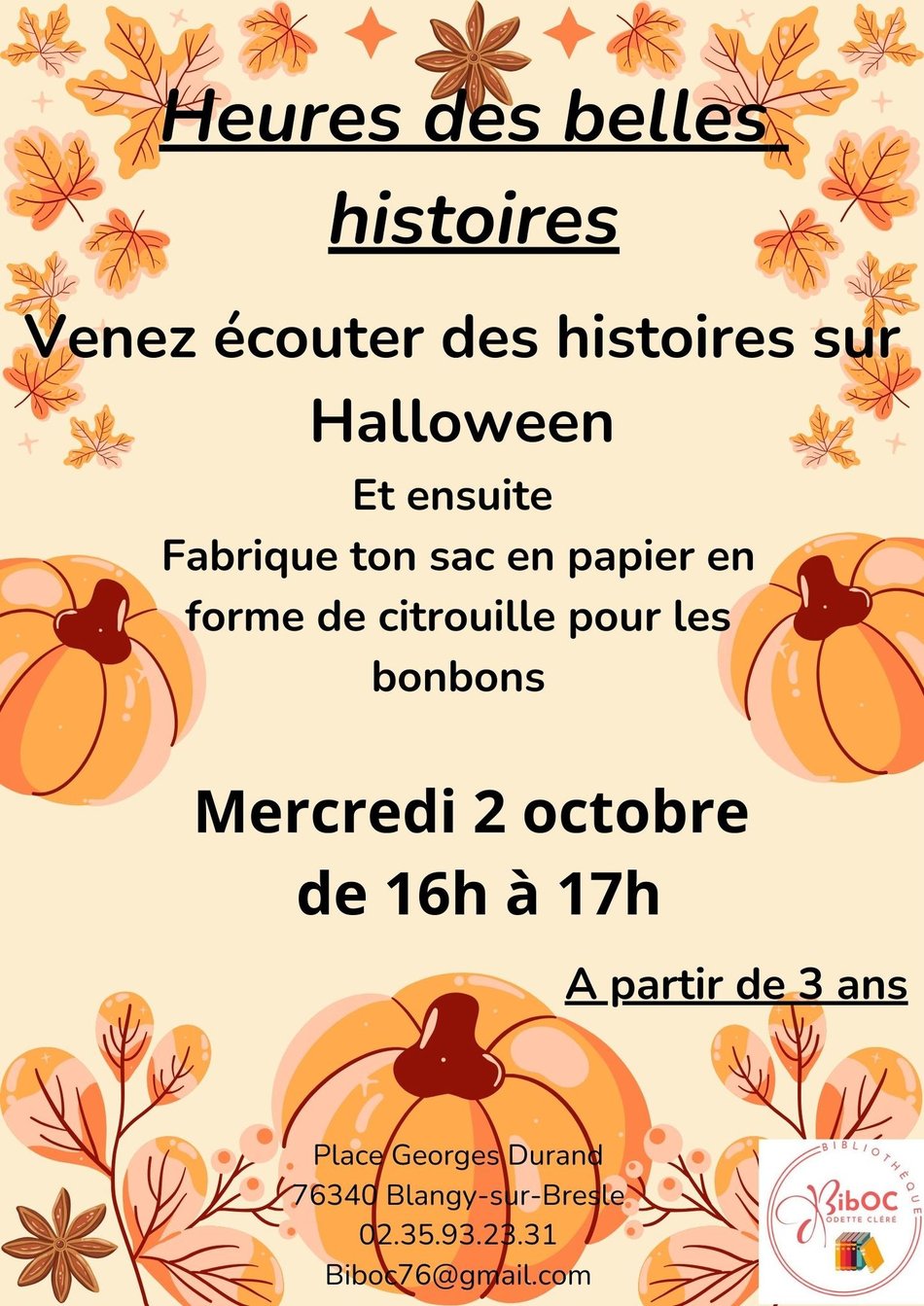 Heure des belles histoires