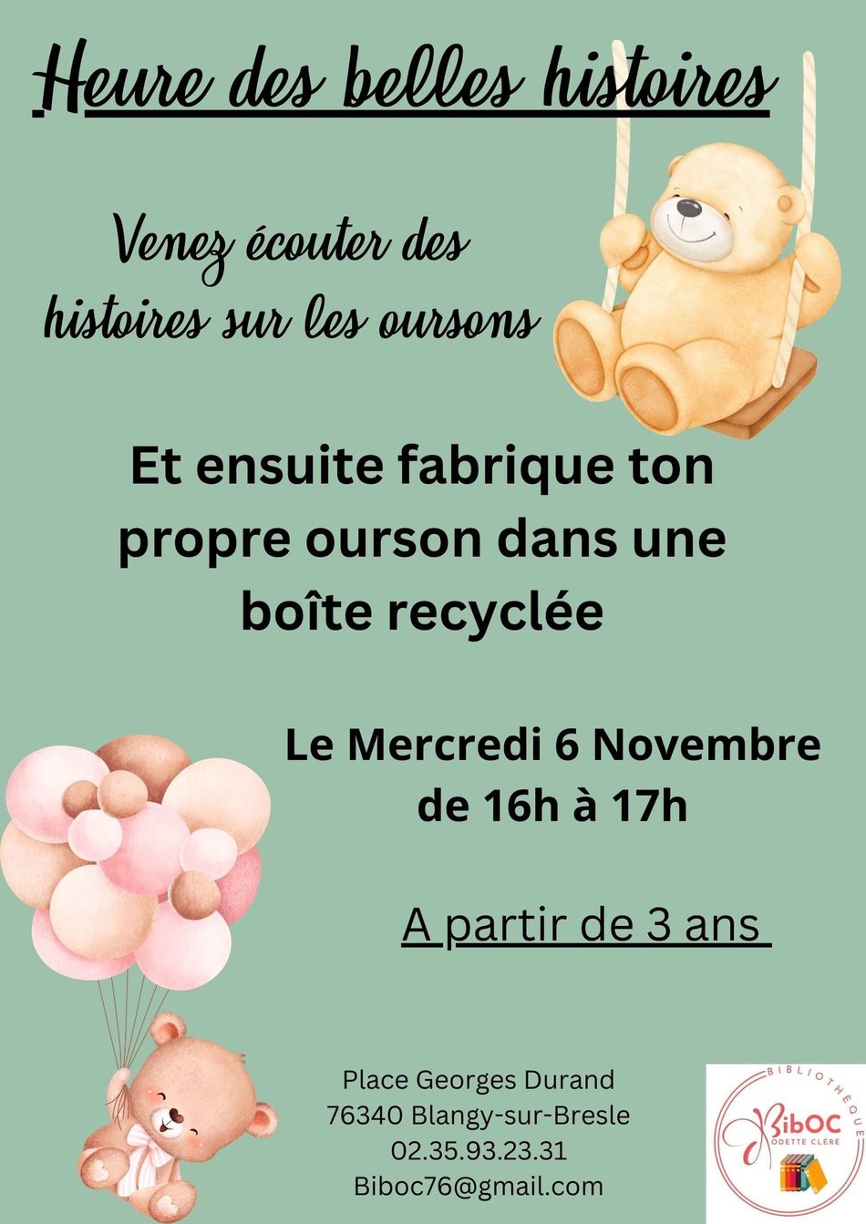 Heure des belles histoires