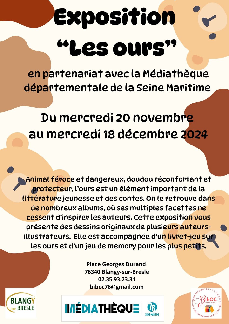 Exposition sur les ours 🐻