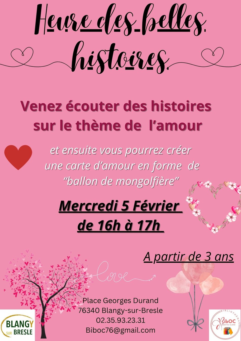 Heure des belles histoires
