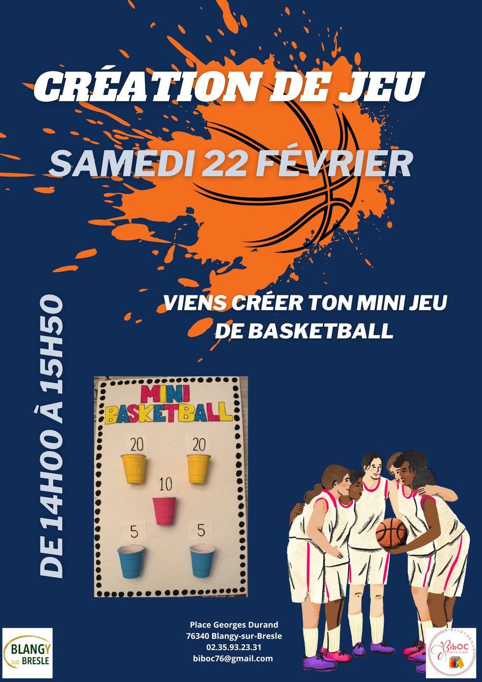 Création de jeu : mini jeu de basketball 🏀