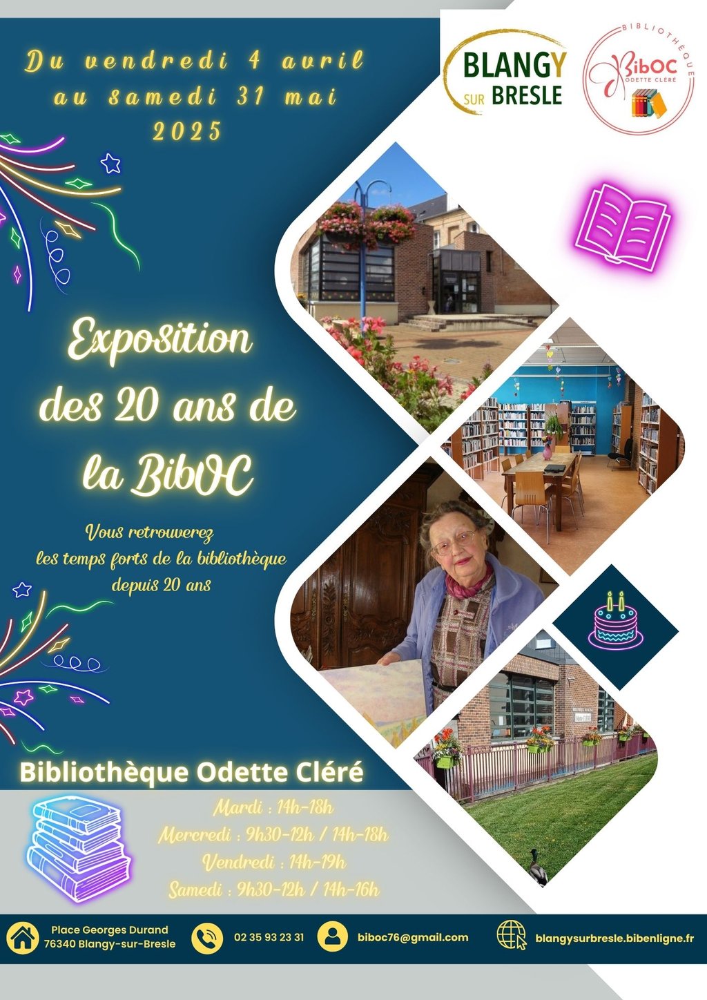 Expo des 20 ans de la BibOC