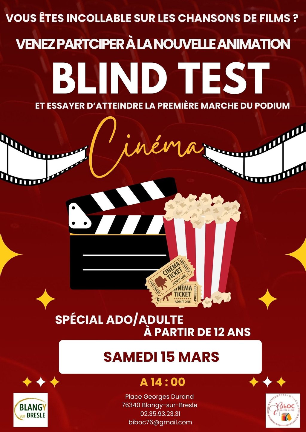 Blind test spécial ado / adultes 🎤