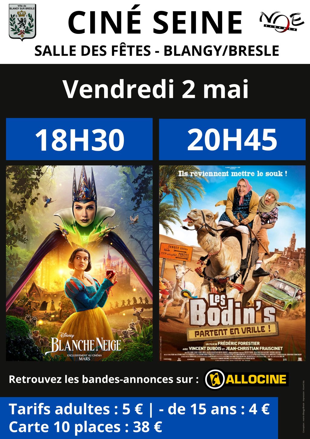 Cinéma blangeois itinérant 🍿