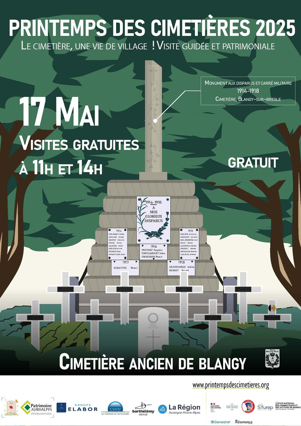 Printemps des cimetières