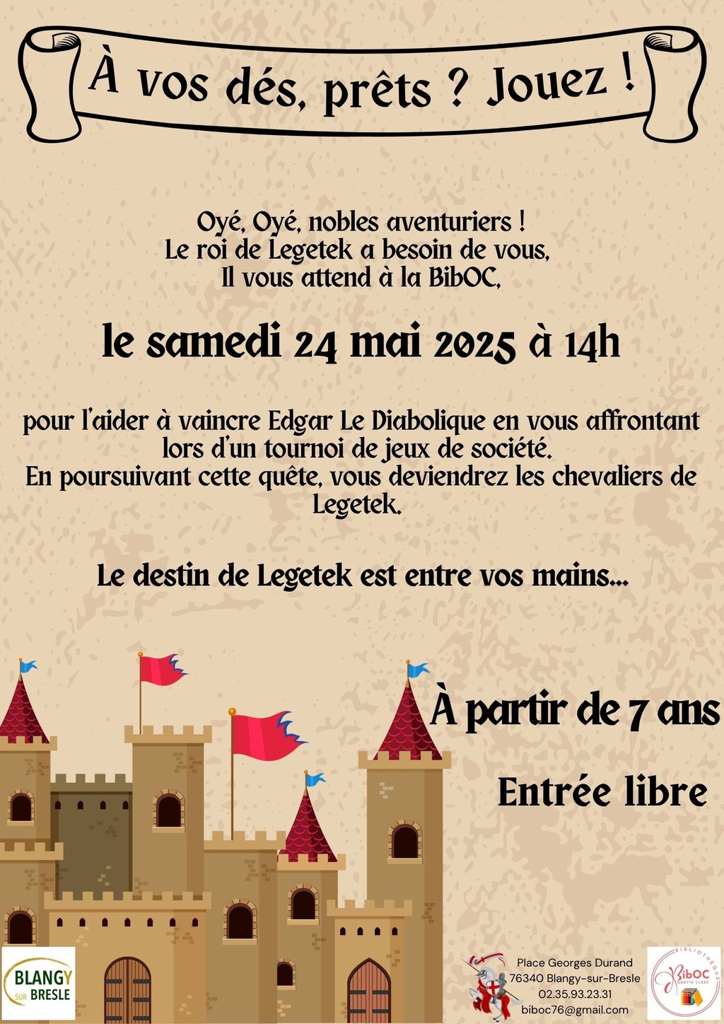 A vos dés, prêts ? Jouez !