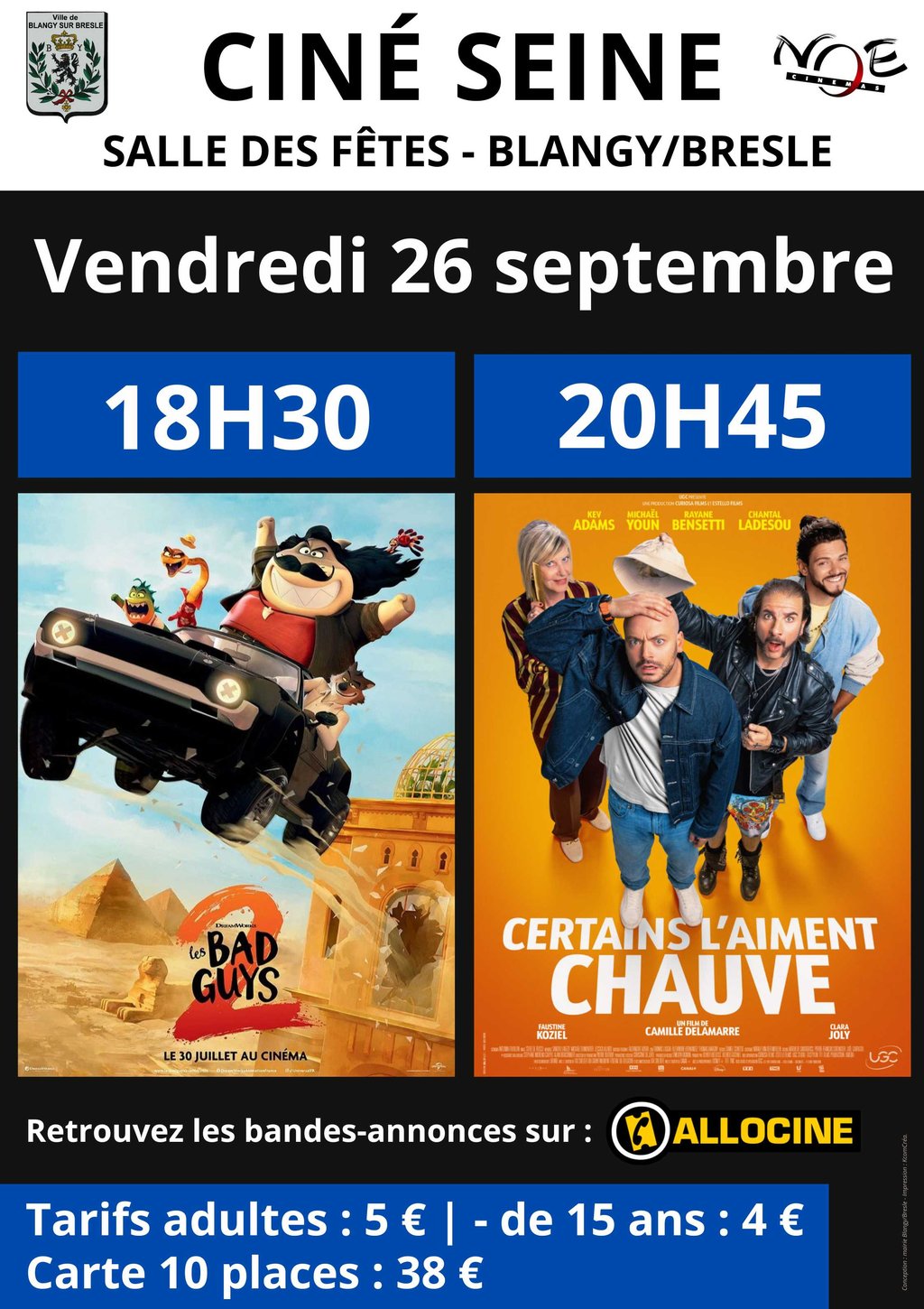 Cinéma blangeois itinérant 🍿
