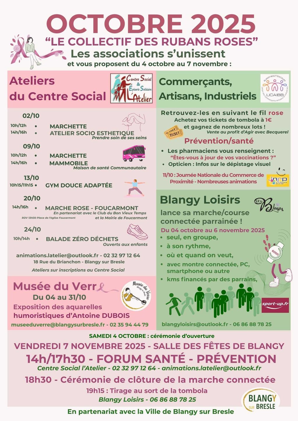 Le collectif des rubans roses : les associations s'unissent pour Octobre Rose