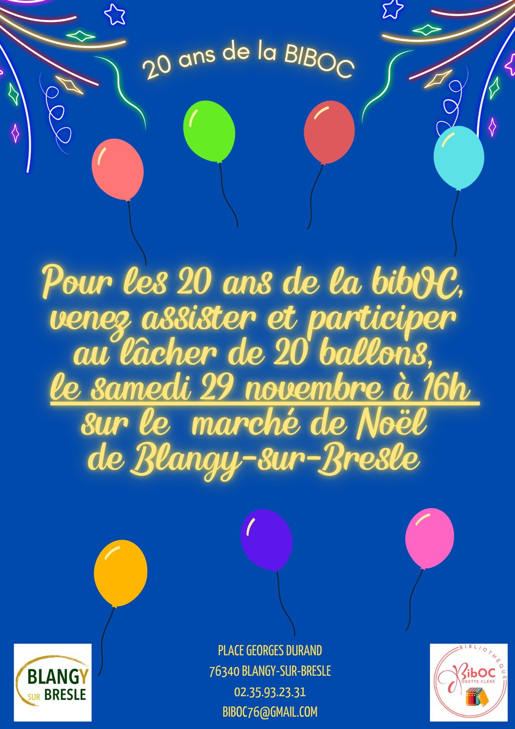 Lâcher de ballons !