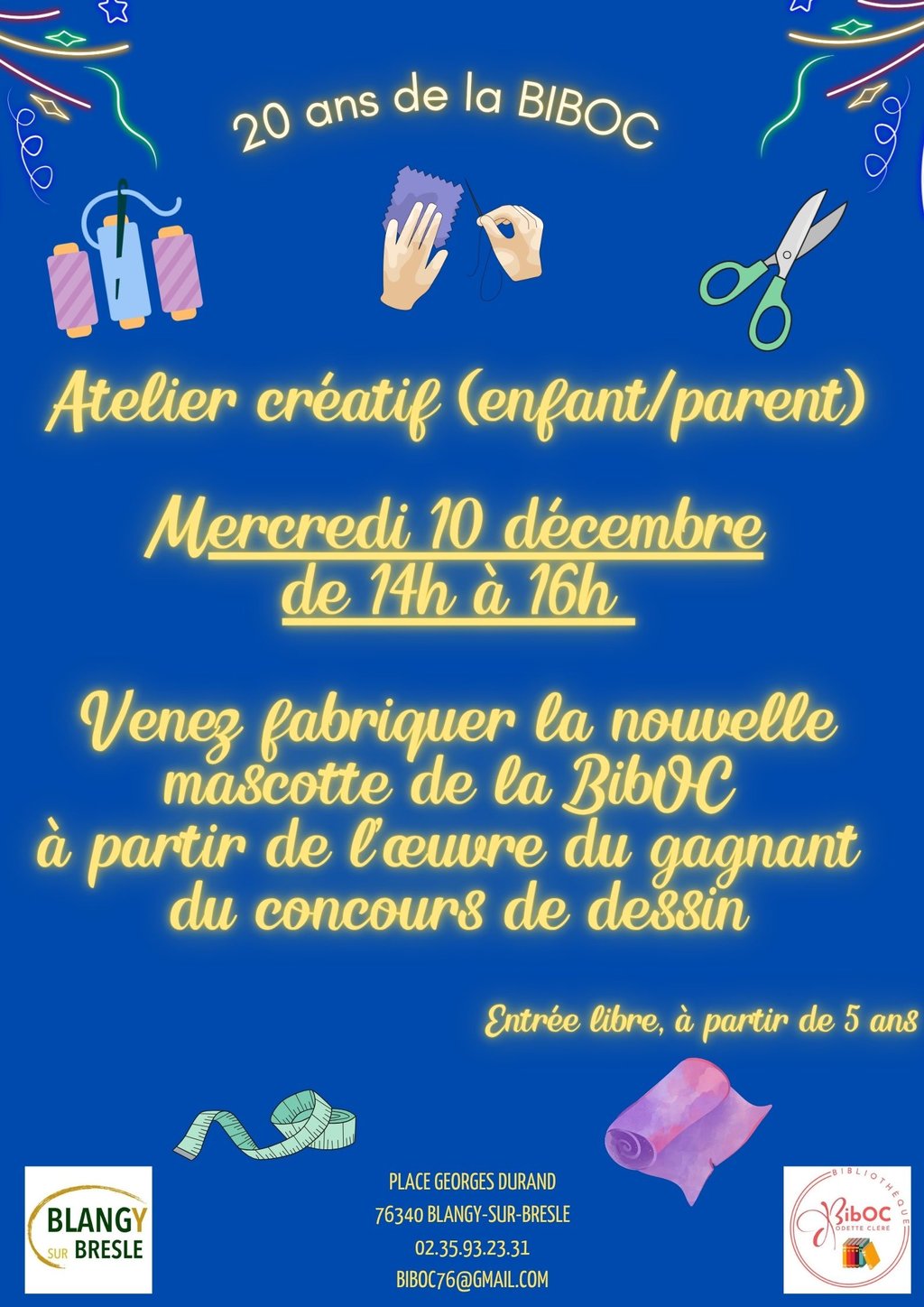 Atelier créatif enfant/parent