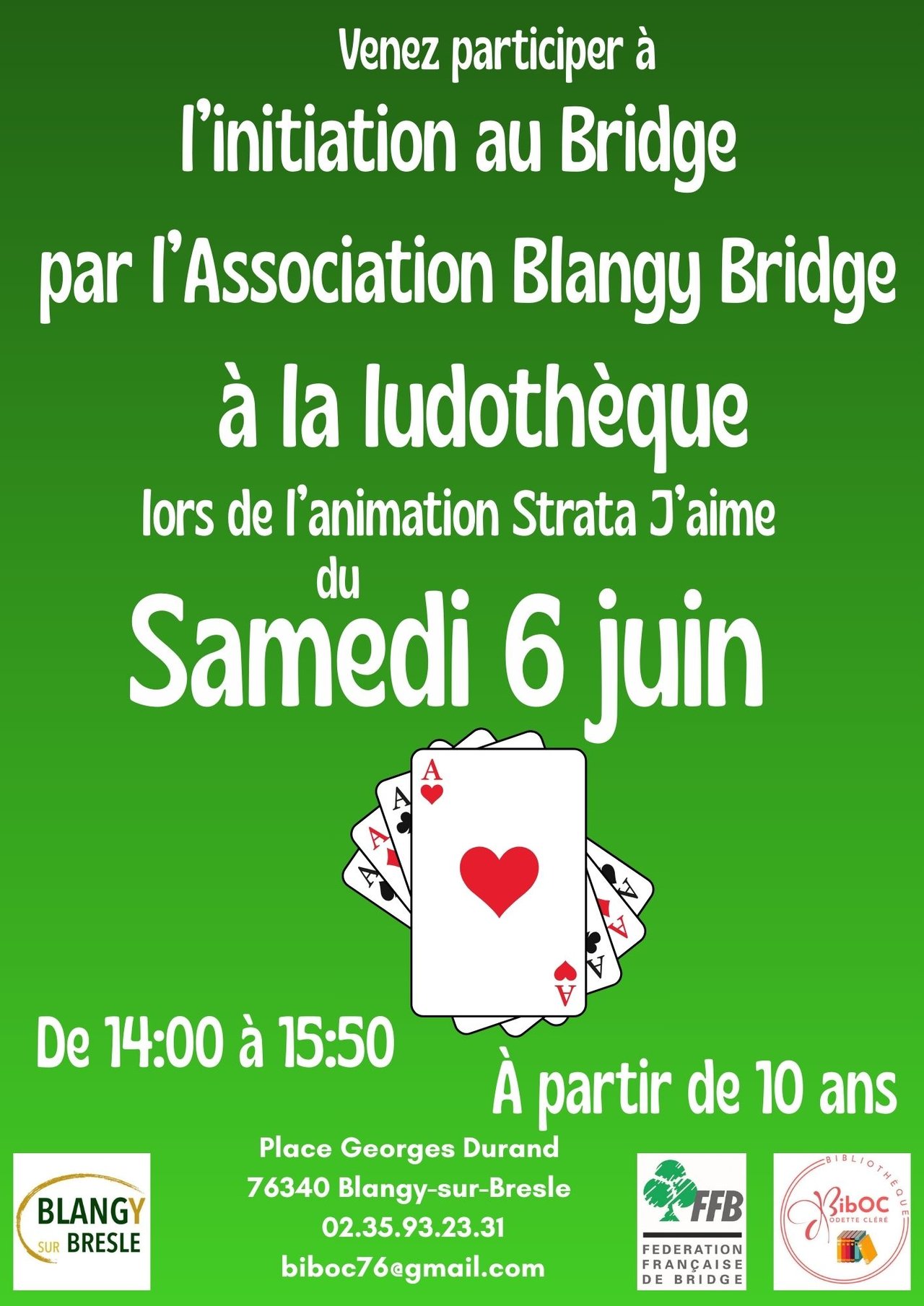 Initiation au bridge ♠️♥️♣️♦️